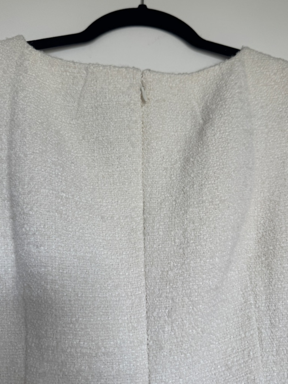 NWT | J. CREW Women’s Sophia Dress with Velvet Bows in Tweed | Ivory | Size 4 - Picture 8 of 16